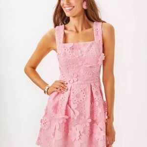 NWT Lilly Pulitzer Cindy pink floral romper